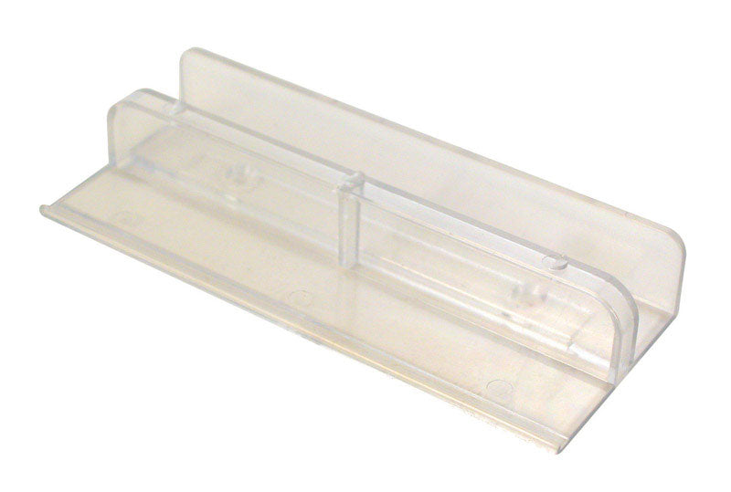 PRIME-LINE - Prime-Line 11/16 in. H X 1-5/8 in. W Clear Frameless Shower Door Bottom Guide