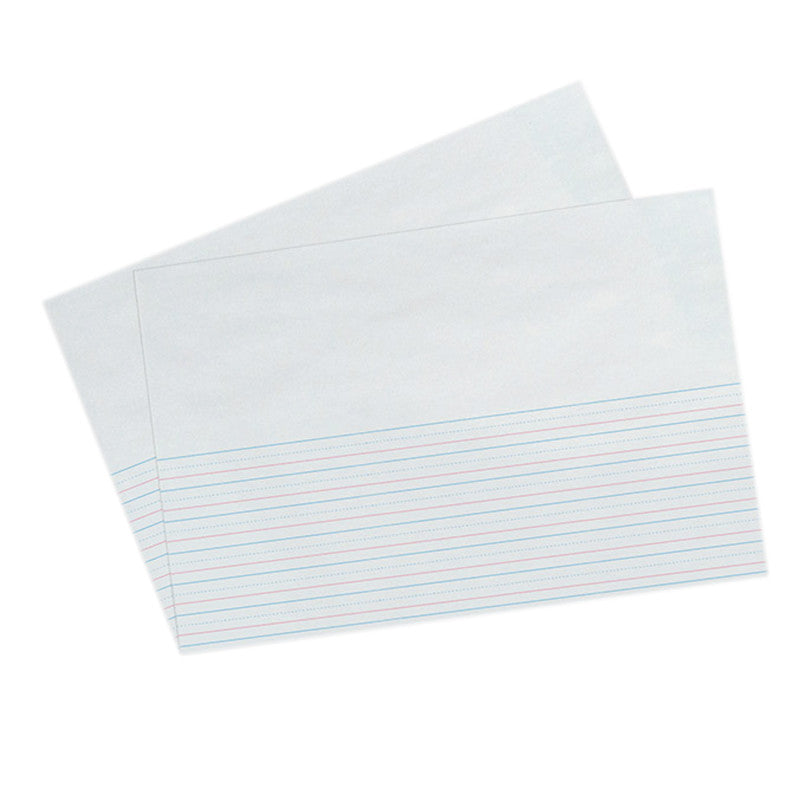 ZANER-BLOSER - Picture Story Paper, Grade 1, 5/8" x 5/16" x 5/16" Ruled Long, 18" x 12", 250 Sheets Per Pack, 2 Packs