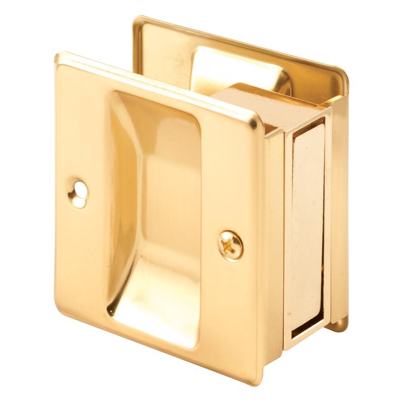 PRIME-LINE - Prime-Line 2.5 in. L Polished Gold Brass Combination Pull