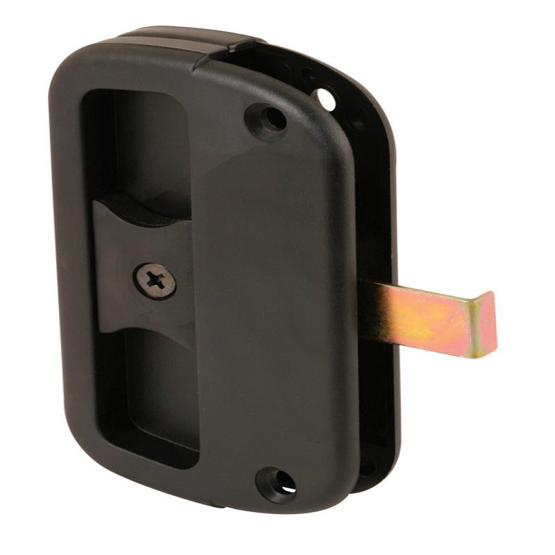 PRIME-LINE - Prime-Line Zinc-Plated Black Plastic Sliding Door Latch 1 pk