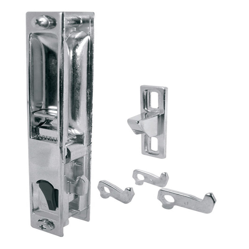 PRIME-LINE - Prime-Line Chrome Steel Outdoor Patio Door Handle Set