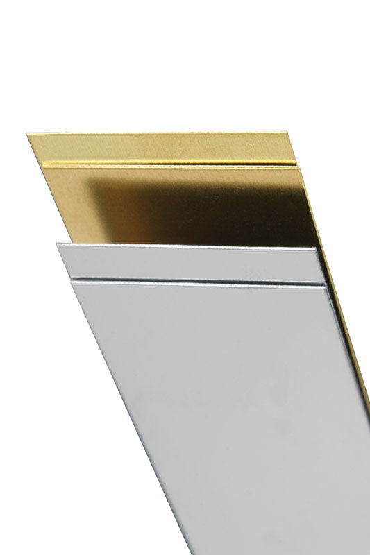 K&S - K&S 12 in. 1 in. Mirror Stainless Steel Strip