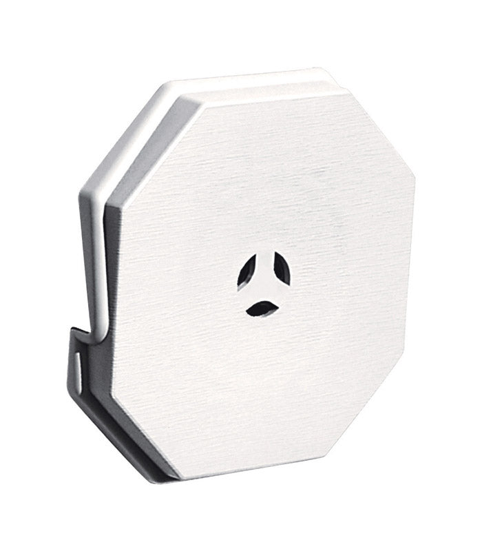 BUILDERS EDGE - Builders Edge 6-3/4 in. H X 7/8 in. L Prefinished White Copolymer Mounting Block - Case of 10