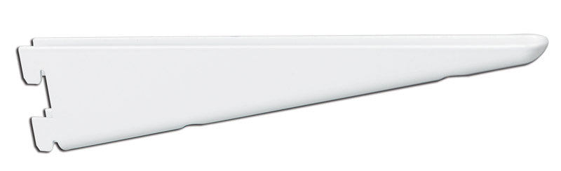 KNAPE & VOGT - Knape & Vogt White Steel Bracket 16 Ga. 9 in. L 225 lb - Case of 10
