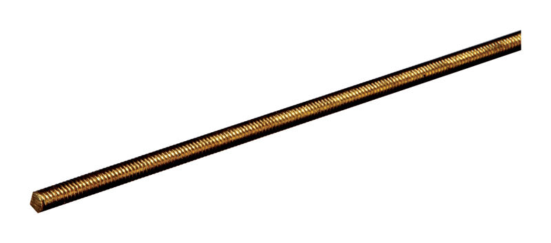 BOLTMASTER - Boltmaster 12 in. L Threaded Brass Rod 1 pk - Case of 10