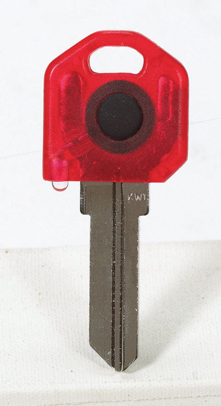 GIANT CONCEPTS LLC - Giant Concepts LLC Keylights House Key Blank w/Flashlight Single For Kwikset KW1/Weiser WR3 and WR5 - Case of 10 [KW1RED]