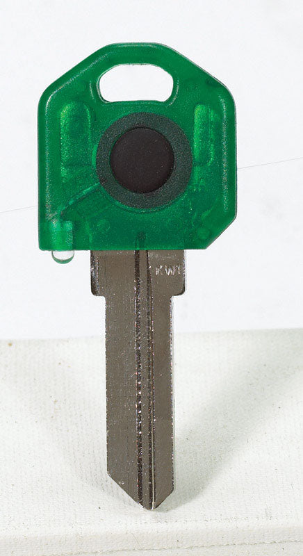 GIANT CONCEPTS LLC - Giant Concepts LLC Keylights House Key Blank w/Flashlight Single For Kwikset KW1/Weiser WR3 and WR5 - Case of 10 [KW1GRE]