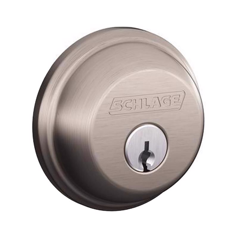 SCHLAGE - Schlage Satin Nickel Zinc Double Cylinder Deadbolt