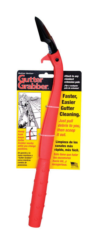 GUTTER GETTER - Gutter Getter 17 in. L Red/Black Polypropylene Gutter Cleaning Scraper