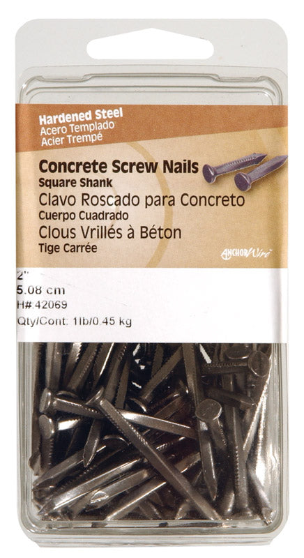 HILLMAN - Hillman 2-1/2 in. Concrete Steel Nail Flat Head - Case of 3