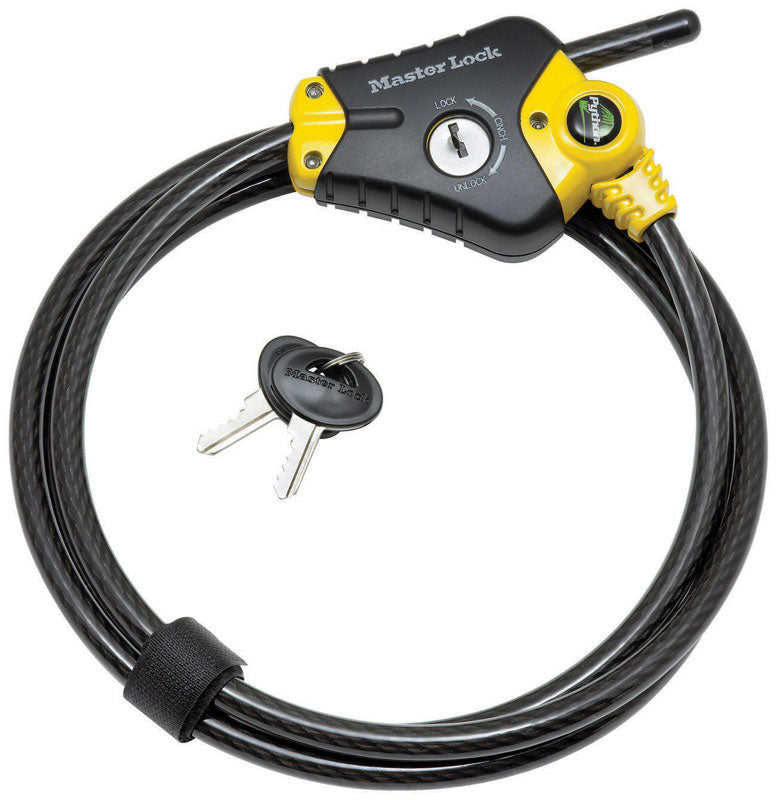 MASTER LOCK - Master Lock Python 3/8 in. D X 72 in. L Vinyl Coated Steel Locking Cable