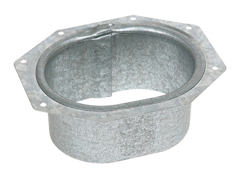 AMERIMAX - Amerimax 3.87 in. H X 3.13 in. W X 1.13 in. L Metallic Galvanized Steel K Gutter Outlet