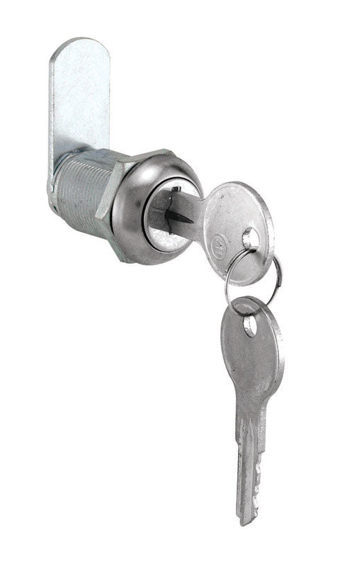 PRIME-LINE - Prime-Line Chrome Gray Steel Cabinet/Drawer Lock