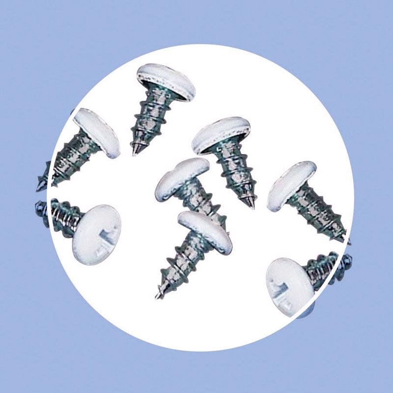 AMERIMAX - Amerimax No. 8 X 3/8 in. L Phillips/Slotted Round Head Sheet Metal Screws