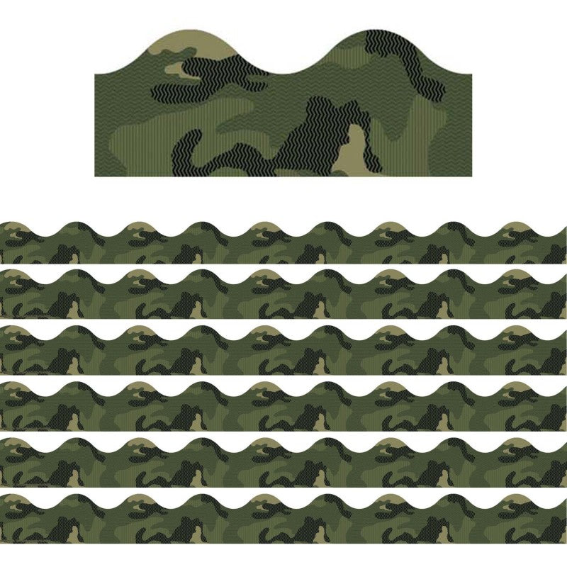 EUREKA - Classic Camo Extra Wide Deco Trim, 37 Feet Per Pack, 6 Packs