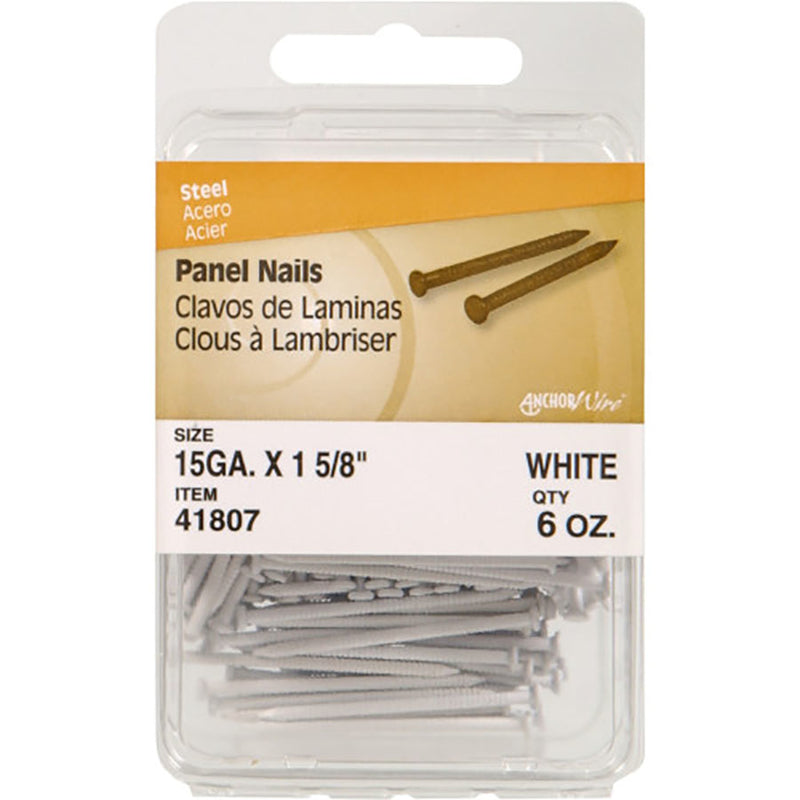 HILLMAN - Hillman 1-5/8 in. Panel Steel Nail Flat Head 6 oz - Case of 5