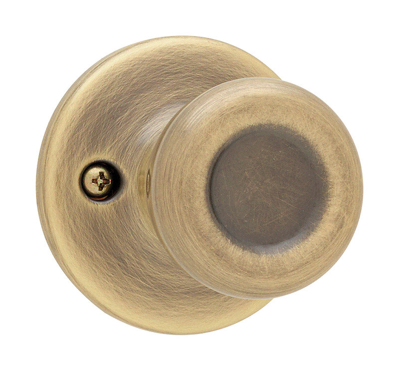 KWIKSET - Kwikset Tylo Antique Brass Dummy Knob Right or Left Handed