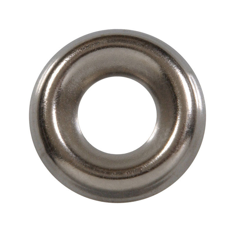 HILLMAN - Hillman Nickel-Plated Steel .164 in. Countersunk Finish Washer 100 pk