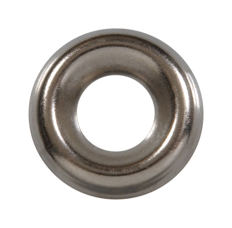 HILLMAN - Hillman Nickel-Plated Steel .190 in. Countersunk Finish Washer 100 pk