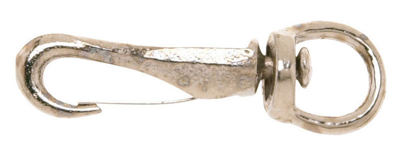 CAMPBELL - Campbell 3/8 in. D X 2 in. L Nickel-Plated Iron Spring Snap 20 lb - Case of 10