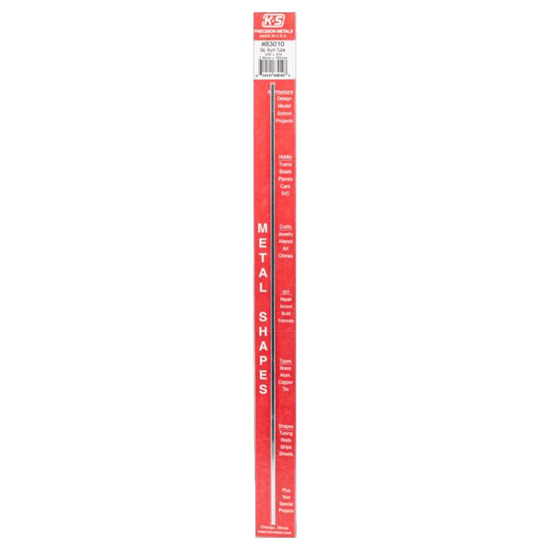 K&S - K&S 12 in. L Square Aluminum Tube [83010]