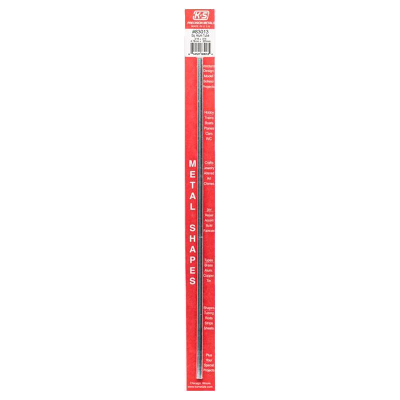 K&S - K&S 12 in. L Square Aluminum Tube [83013]