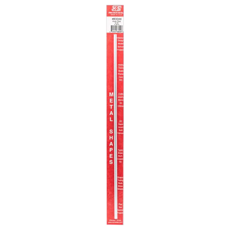 K&S - K&S 12 in. L X 3/16 in. D Aluminum Rod 1 pk