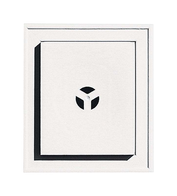 BUILDERS EDGE - Builders Edge 12-1/8 in. H X 1-5/8 in. L Prefinished White Vinyl Mounting Block