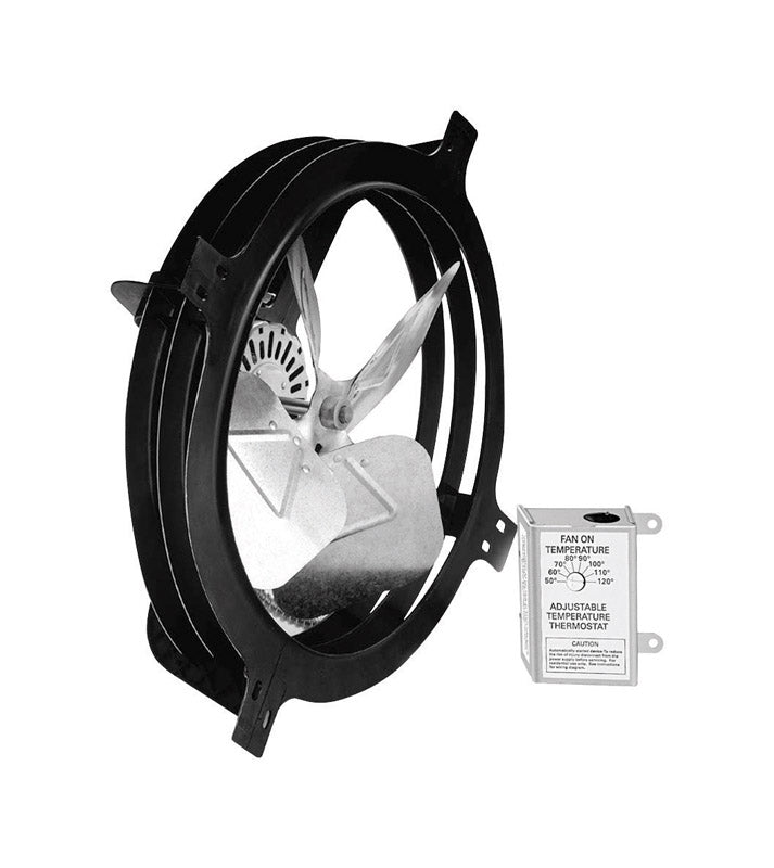 AIR VENT - Air Vent 18.3 in. H X 18.3 in. W X 7.5 in. L X 15 in. D Plastic/Steel Gable Mount Power Fan [53316]