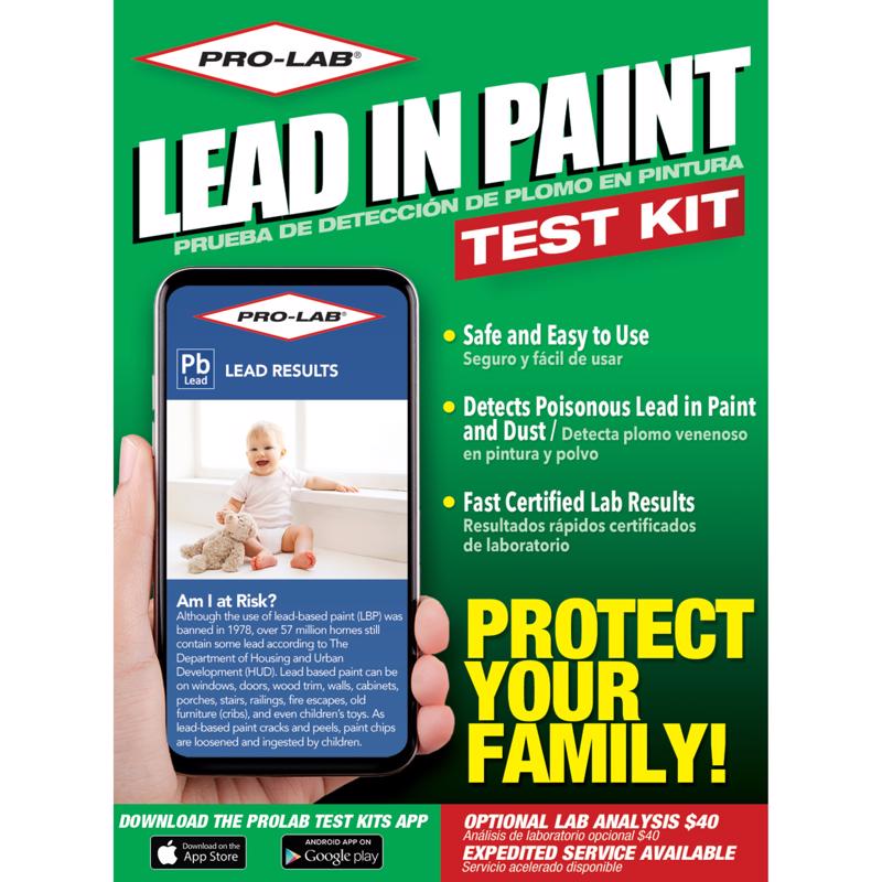 PRO-LAB - Pro-Lab Lead in Paint & Dust Test Kit 1 pk