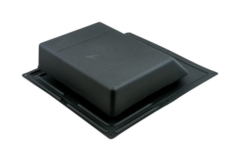 AIR VENT - Air Vent 14.9 in. H X 16.6 in. W X 28 in. L X 9 in. D Black Plastic Roof Vent - Case of 6