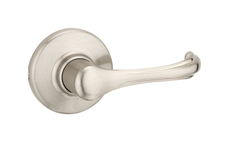 KWIKSET - Kwikset Dorian Satin Nickel Passage Lockset 1-3/4 in.