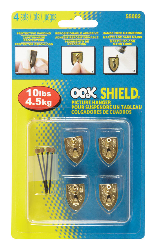 OOK - OOK Shield Picture Hanger 10 lb 4 pk