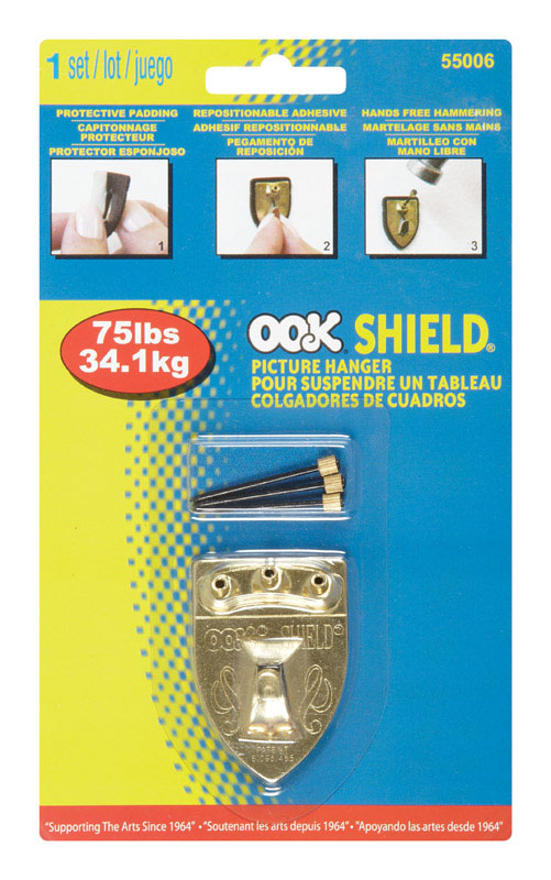 OOK - OOK Shield Picture Hanger 75 lb 1 pk