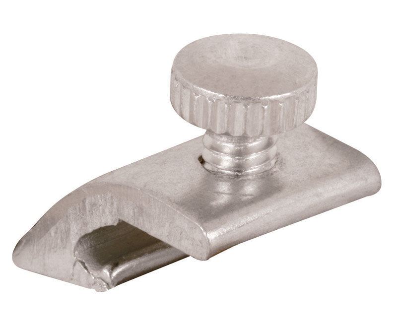 PRIME-LINE - Prime-Line Mill Aluminum Storm Door Panel Clip For 1/2 inch 8 pk - Case of 6 [PL7955]