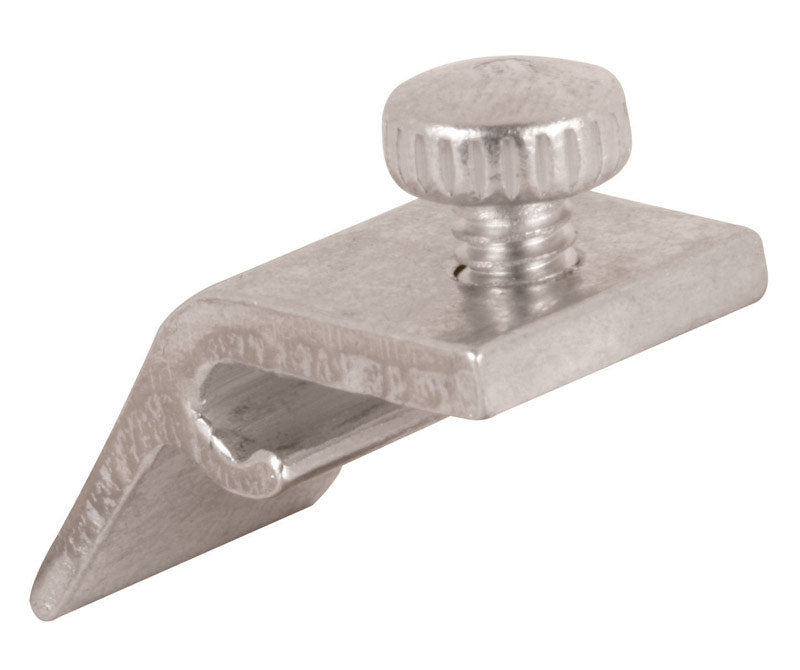 PRIME-LINE - Prime-Line Mill Aluminum Storm Door Panel Clip For 1/2 inch 8 pk [PL7949]