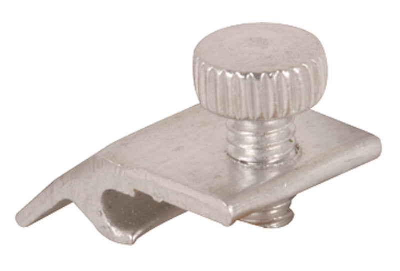 PRIME-LINE - Prime-Line Mill Aluminum Storm Door Panel Clip For 1/2 inch 8 pk - Case of 6 [PL7951]