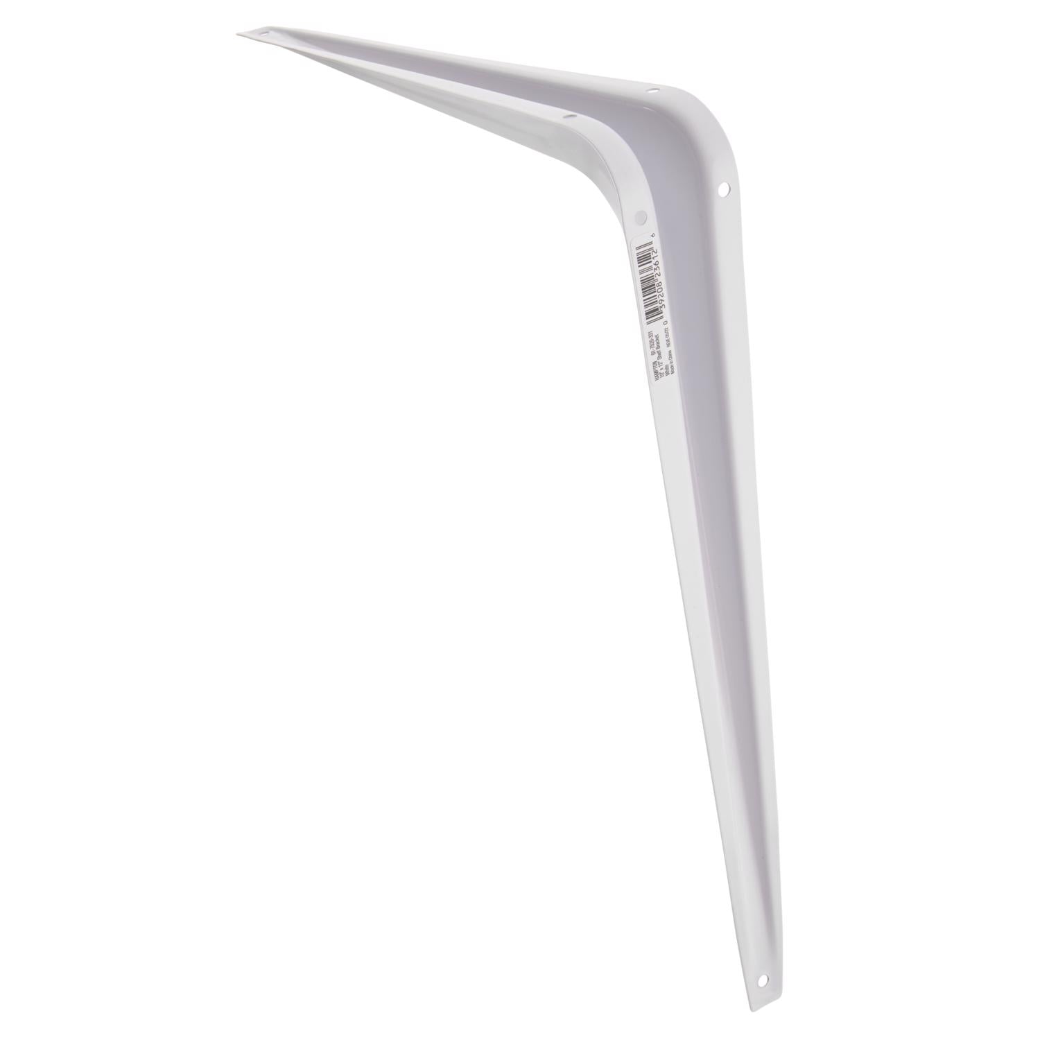 Hampton White Steel Shelf Support 18 Ga. 10 in. L 100 lb - Case of 10