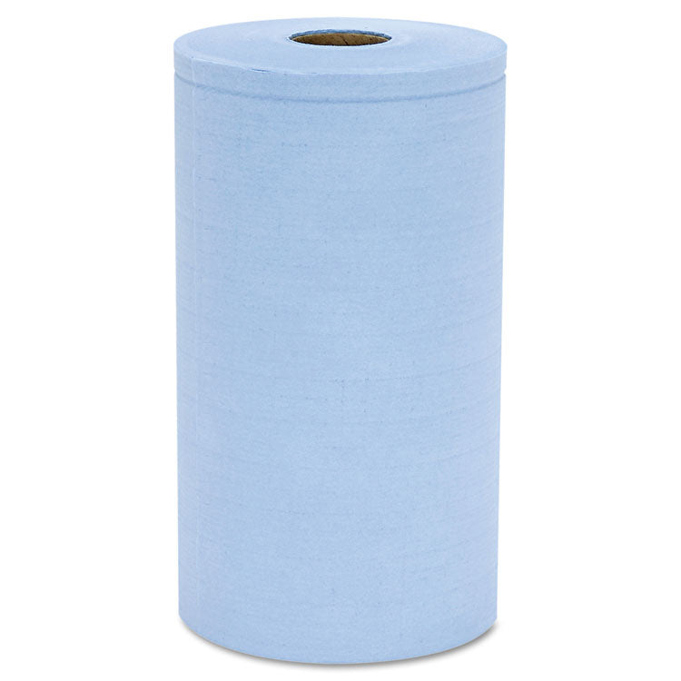 HOSPECO - Prism Scrim Reinforced Wipers, 4-Ply, 9.75" x 275 ft, Blue, 6 Rolls/Carton