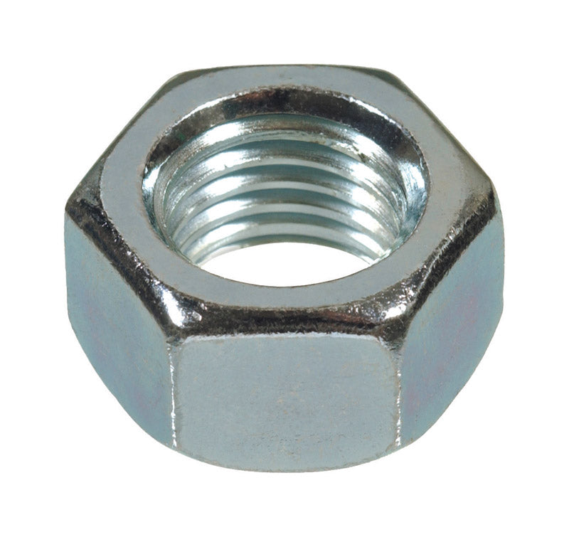 HILLMAN - Hillman 7/8 in. Zinc-Plated Steel USS Hex Nut 10 pk