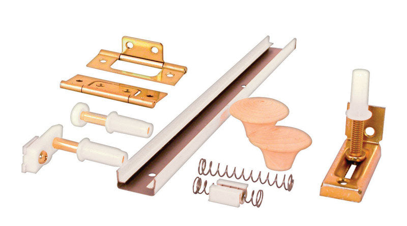 PRIME-LINE - Prime-Line White Steel Bi-fold Hardware Kit 1 pk