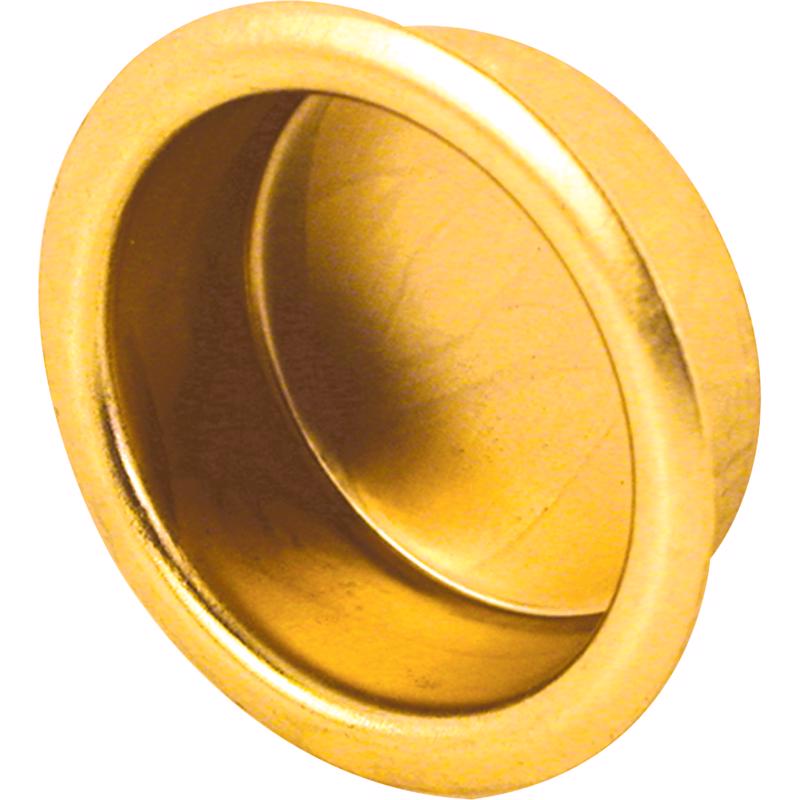 PRIME-LINE - Prime-Line 0.8 in. L Brass-Plated Gold Steel Door Pull