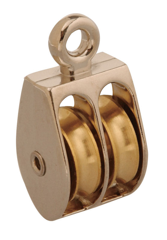 CAMPBELL - Campbell 3/16 in. D Nickel Copper Ridge Eye Double Sheave Rigid Eye Pulley - Case of 10