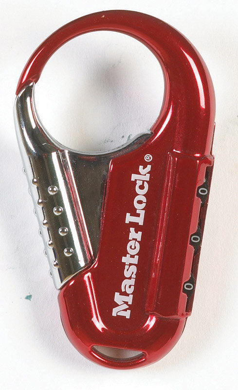 MASTER LOCK - Master Lock 3-5/16 in. L Metal 3-Dial Combination Luggage Lock