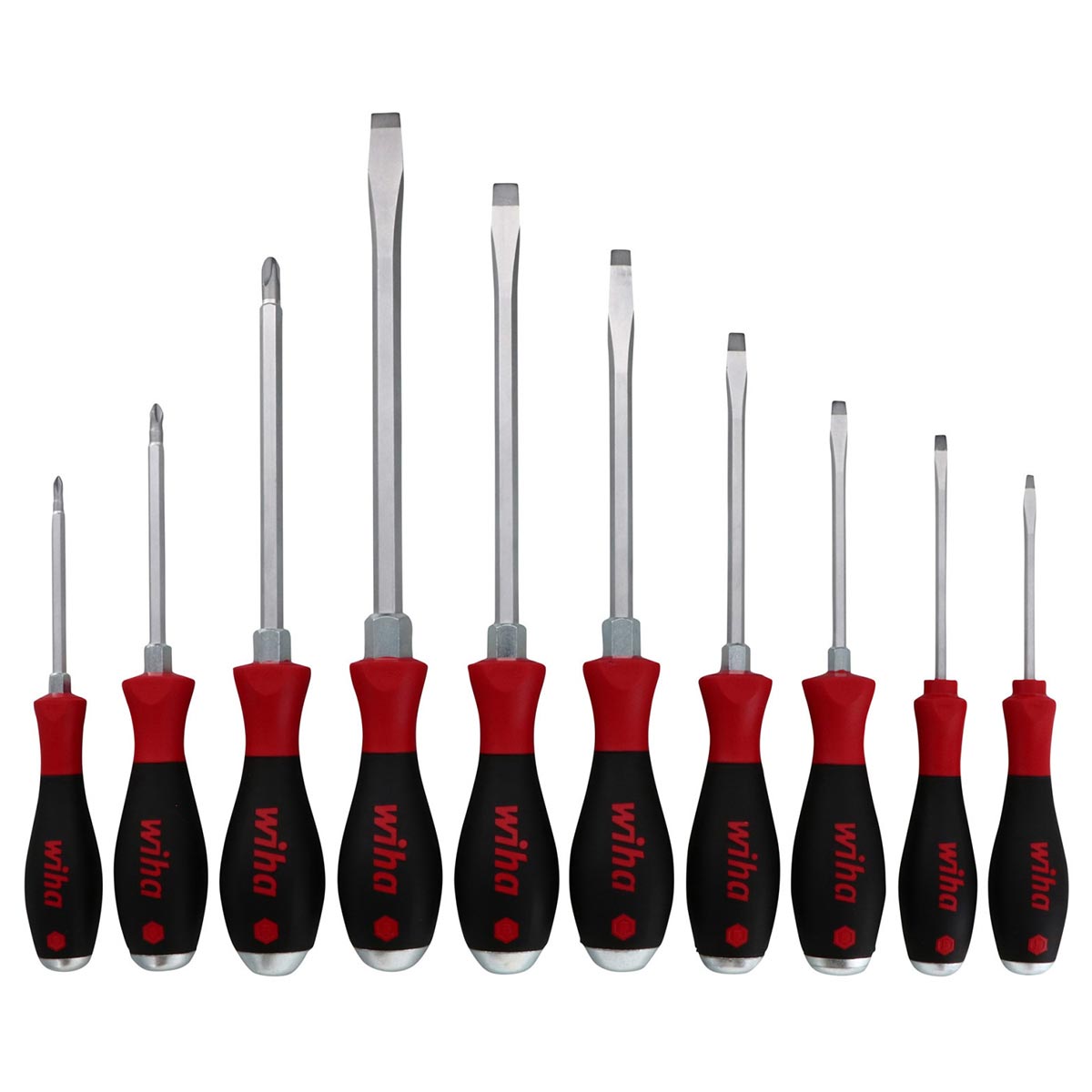 Wiha SoftFinish Extra Heavy Duty Slotted/Phillips Screwdriver Set (7 Piece Set)