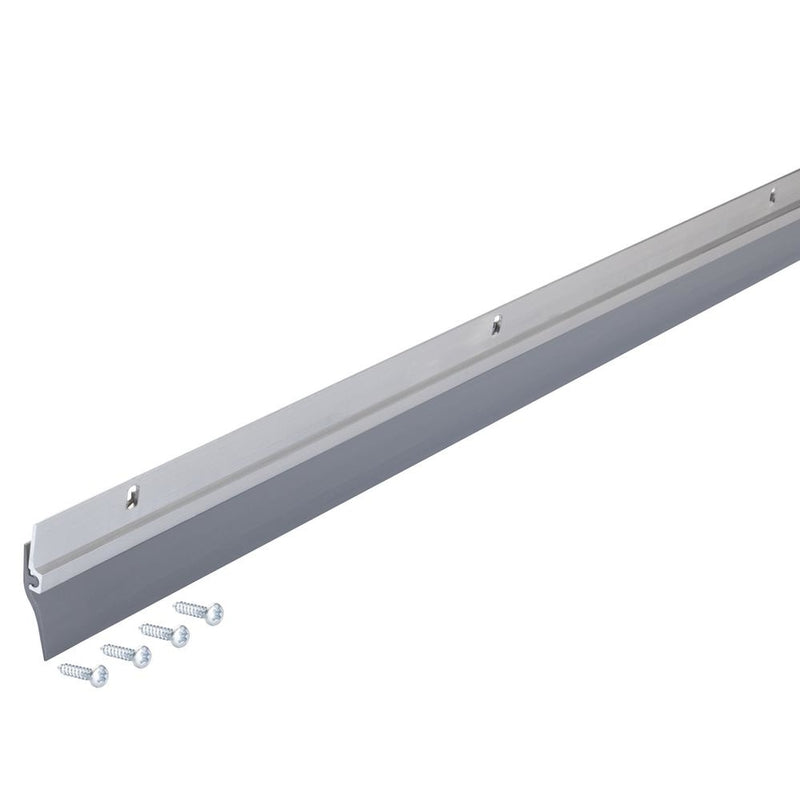 M-D - M-D Silver Aluminum Sweep For Standard Door 36 in. L X 1/4 in.