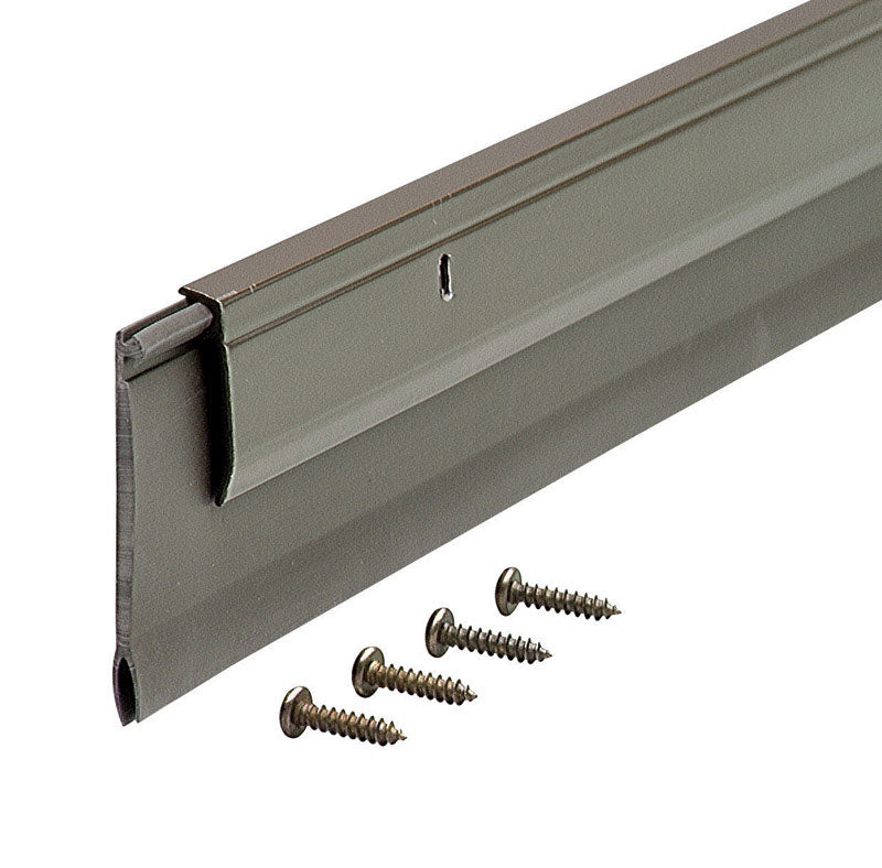 M-D - M-D Bronze Aluminum Sweep For Garage Doors 36 in. L X 1/4 in.