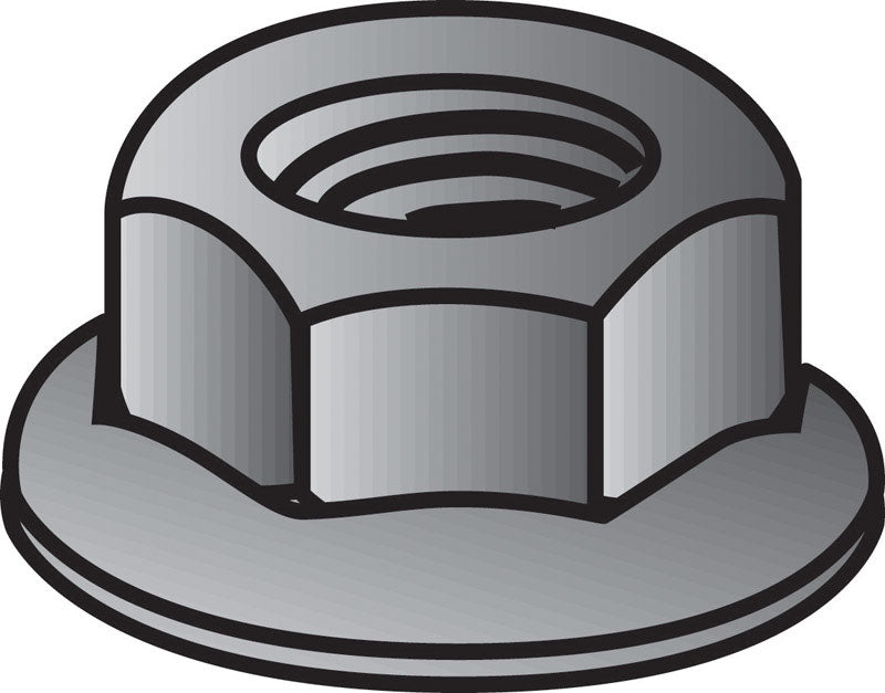 HILLMAN - Hillman 5/16 in. Zinc-Plated Steel USS Whiz Lock Nut 100 pk