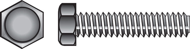 HILLMAN - Hillman 5/16 in. D X 3 in. L Zinc Plated Steel Hex Tap Bolt 100 pk