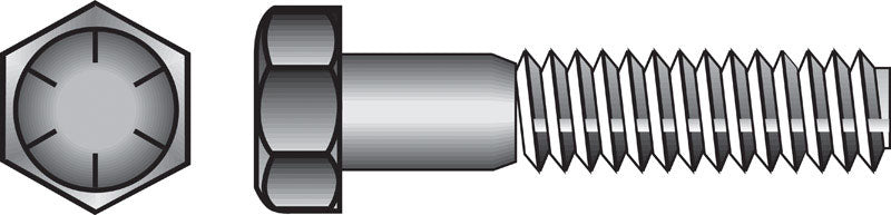 HILLMAN - Hillman 9/16 in. D X 4-1/2 in. L Heat Treated Steel Hex Head Cap Screw 25 pk